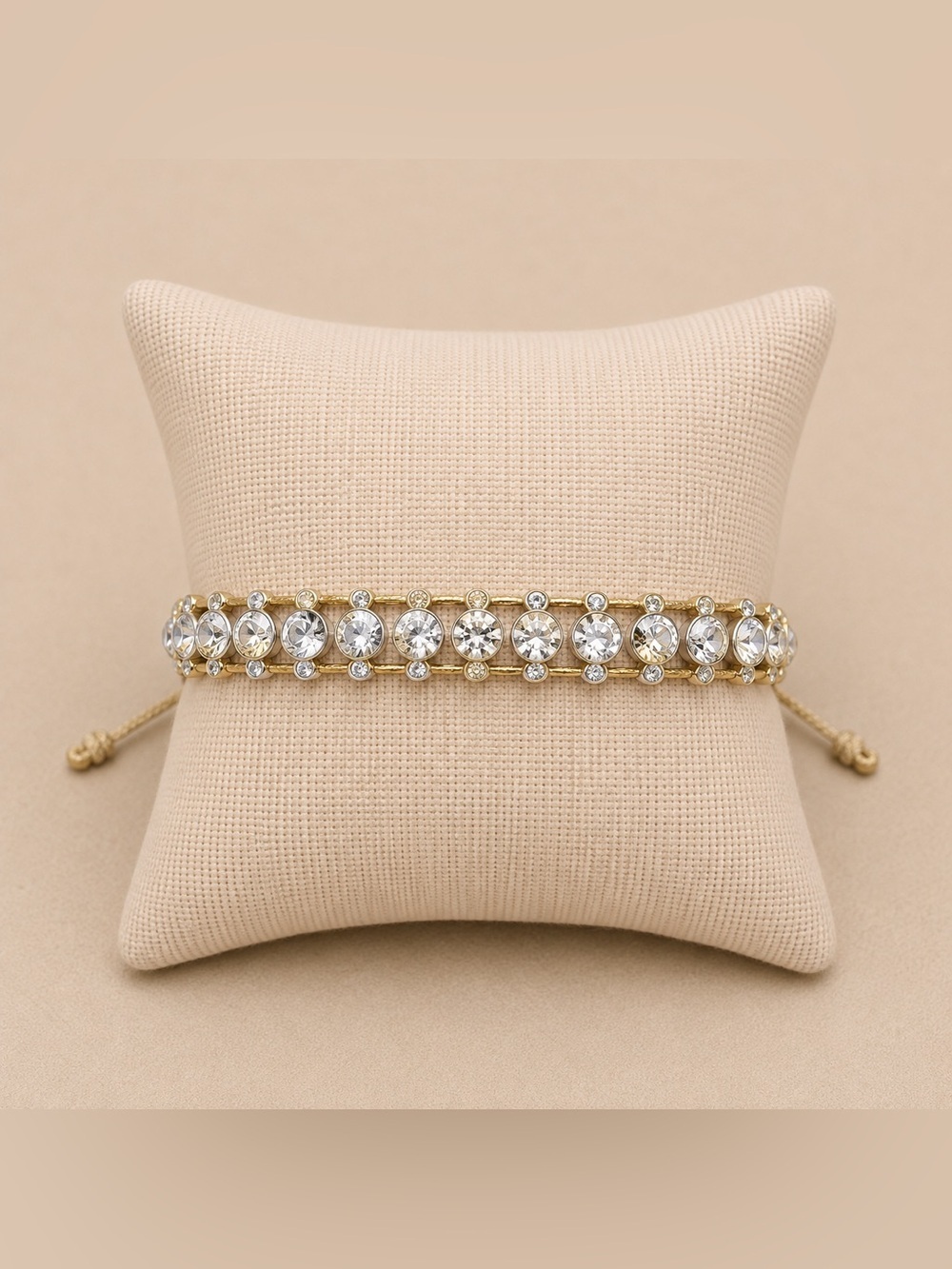 Sparkling Crystal Adjustable Slider Bracelet